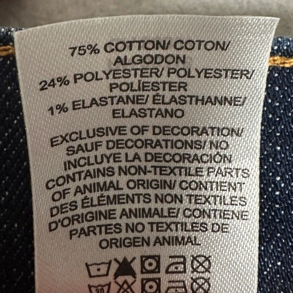 Lucky Brand 410 Jeans Mens 34X30 Blue Athletic Slim Whiskering Stretch Denim